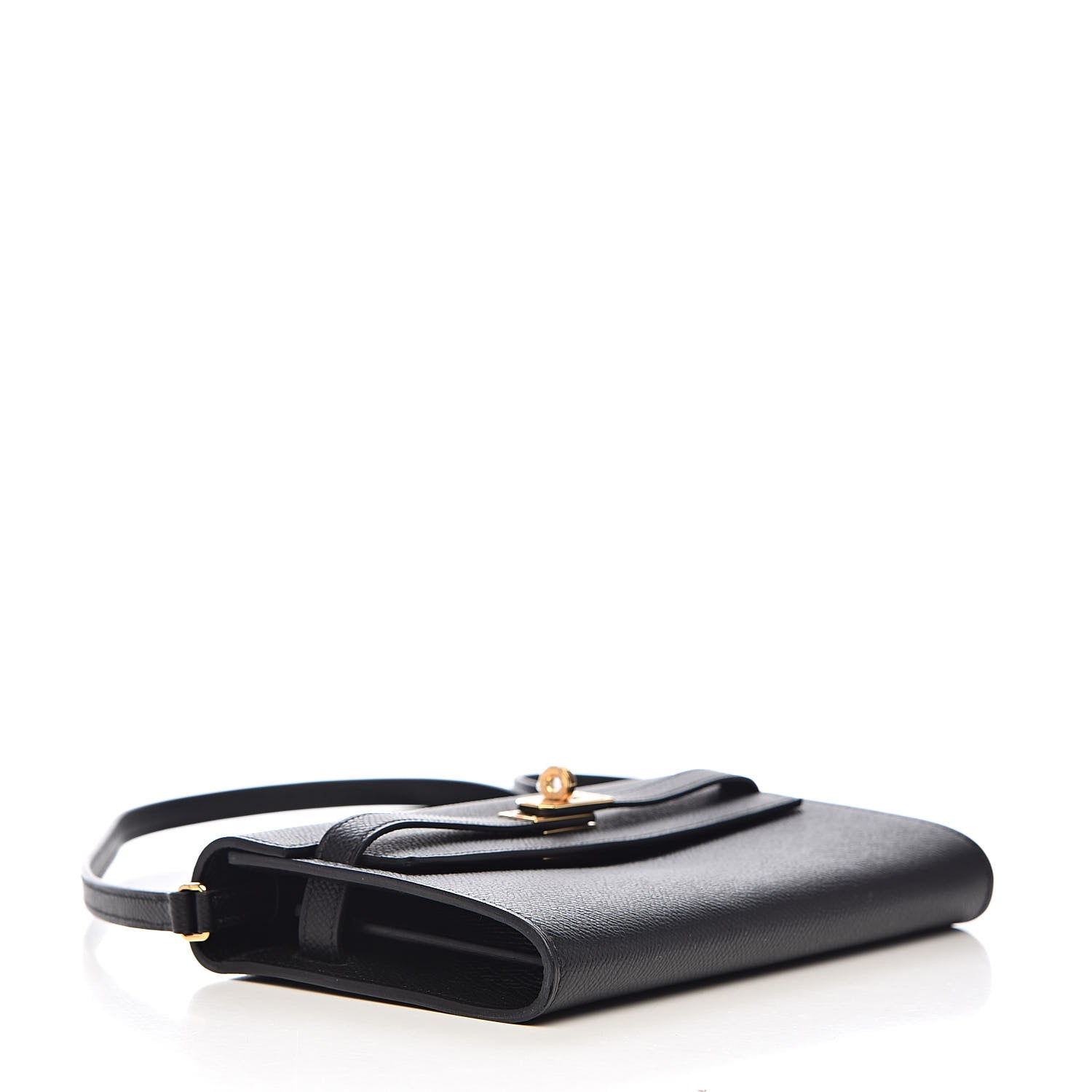 Hermes Epsom Kelly Wallet To Go Black 4 of 11