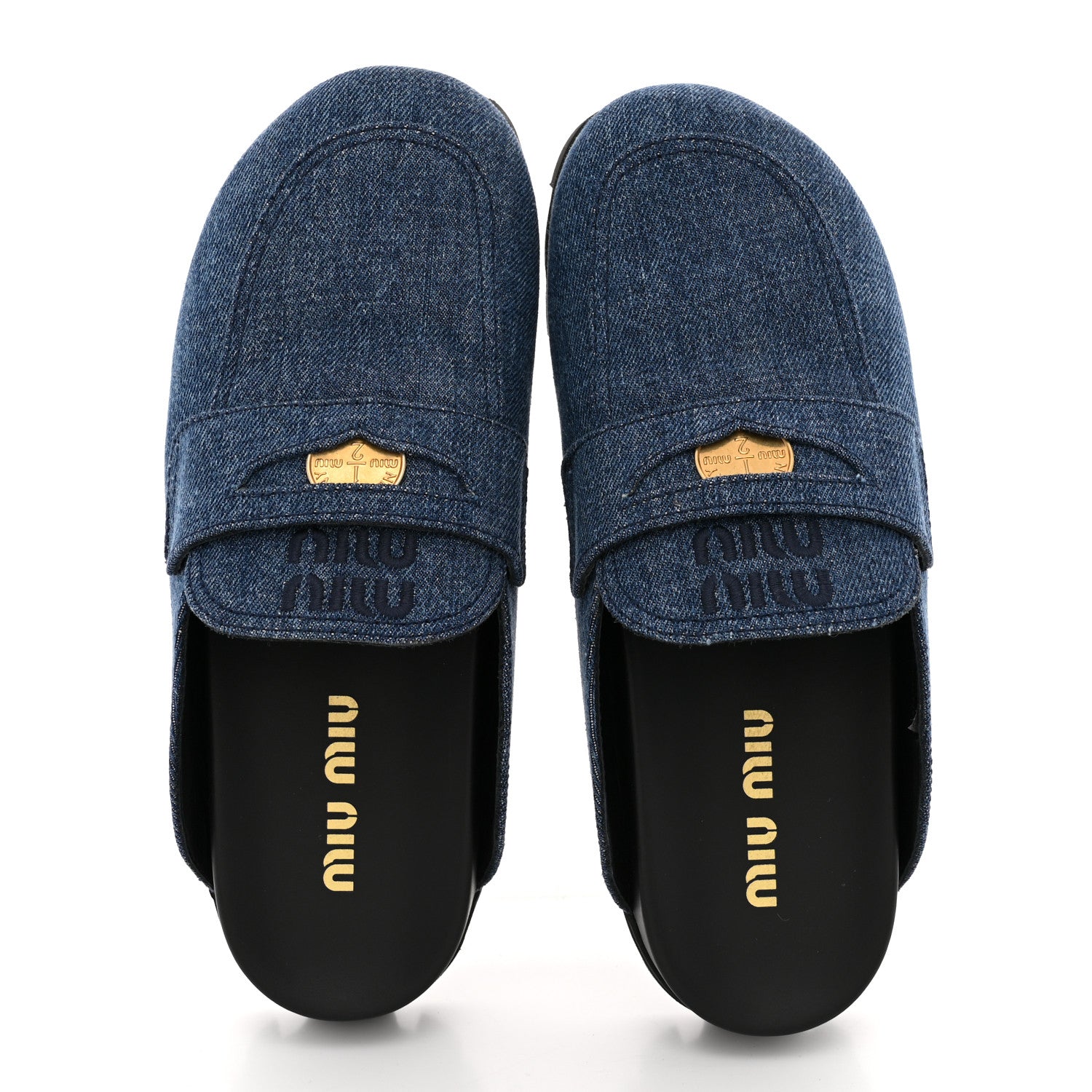 Miu Miu Denim Mules 37.5 Denim 2 of 10
