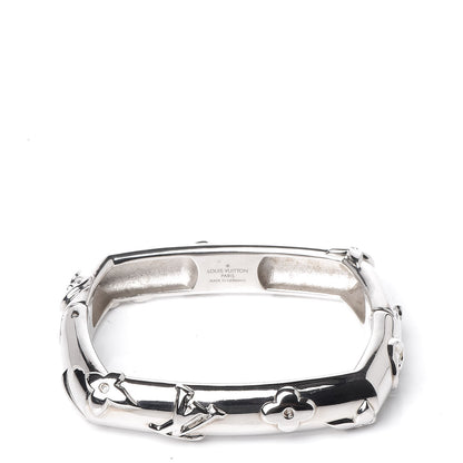 Louis Vuitton Brass Family Bangle S Silver 4 of 10