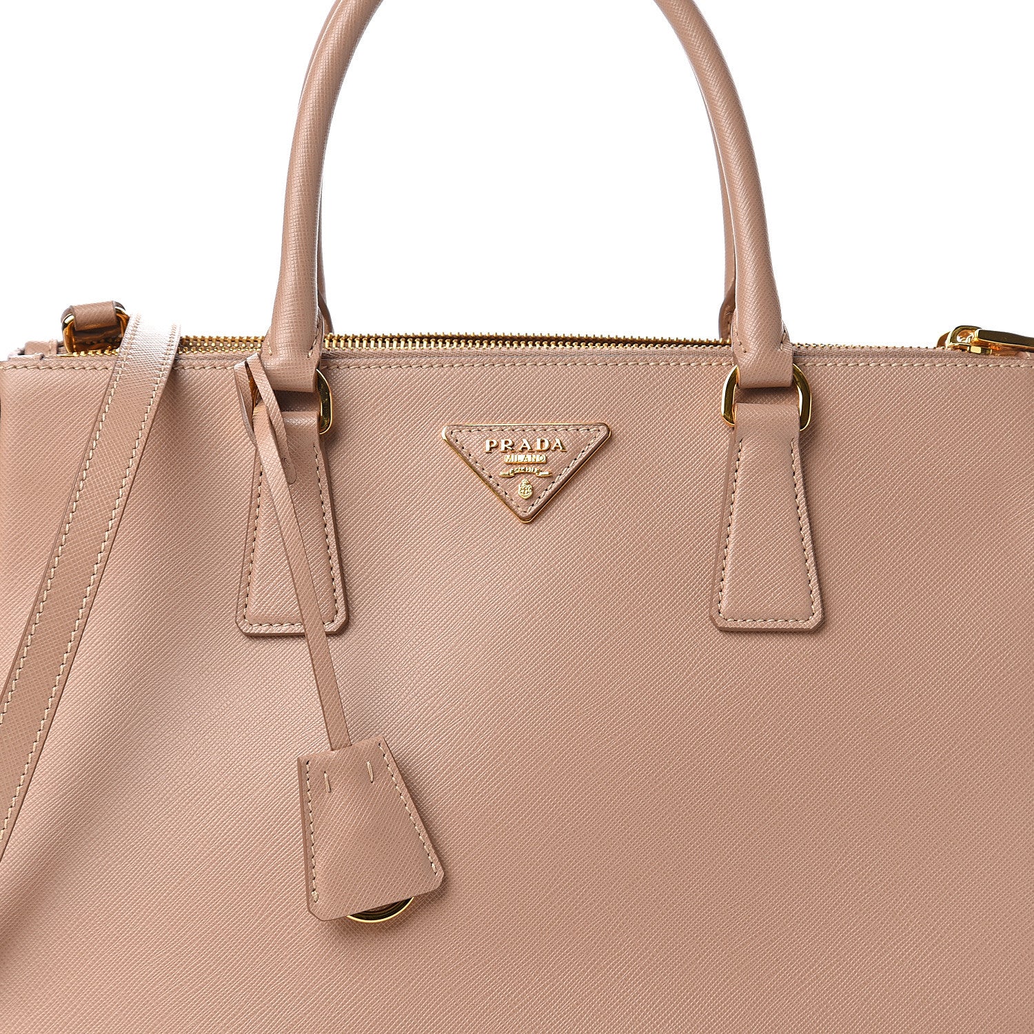 Prada Saffiano Medium Galleria Double Zip Tote Cipria 8 of 8
