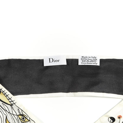 Christian Dior Silk Mitzah ABCDior Y Yin Yang Scarf Multicolor 2 of 3