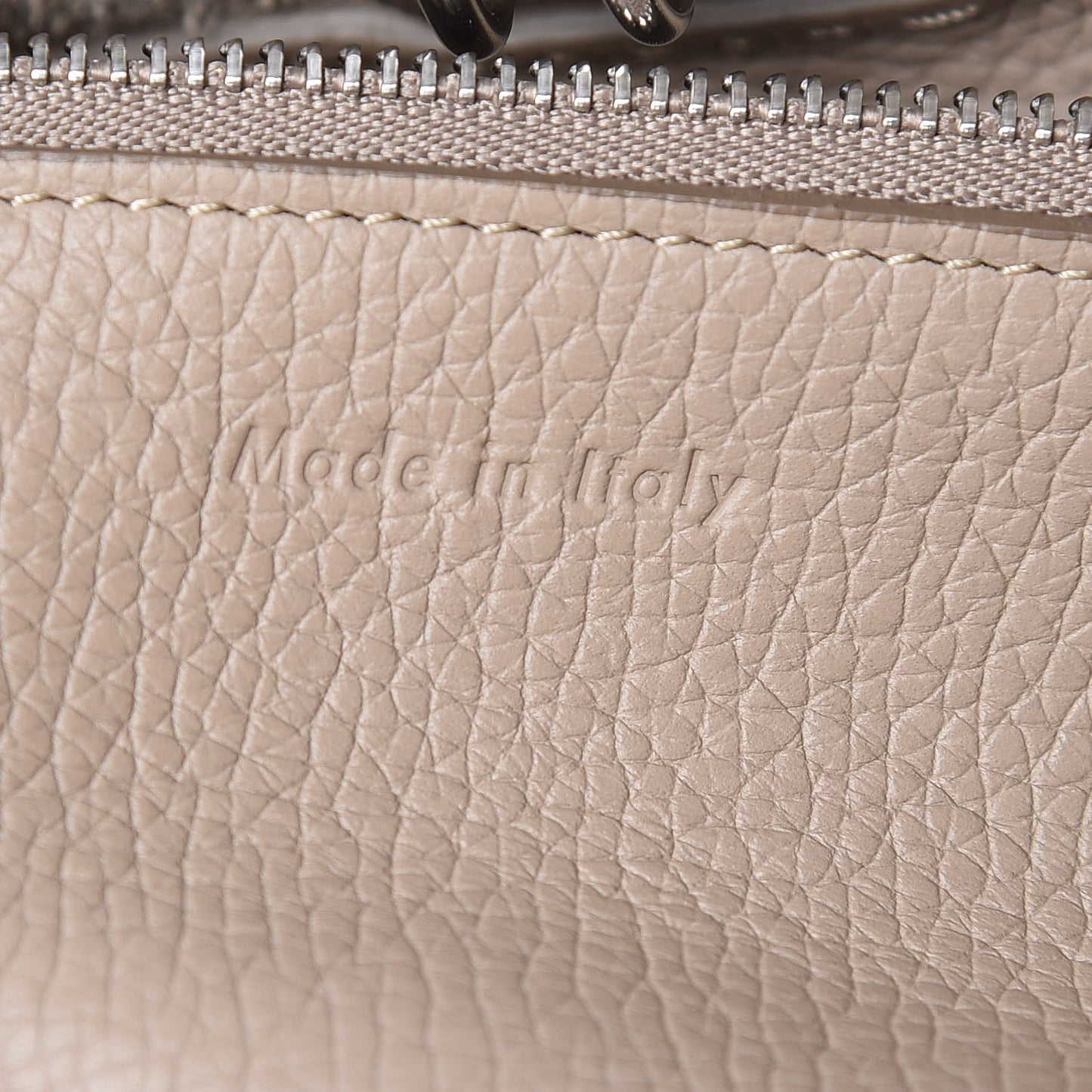 Supple Grained Calfskin Small Big Bag Light Taupe