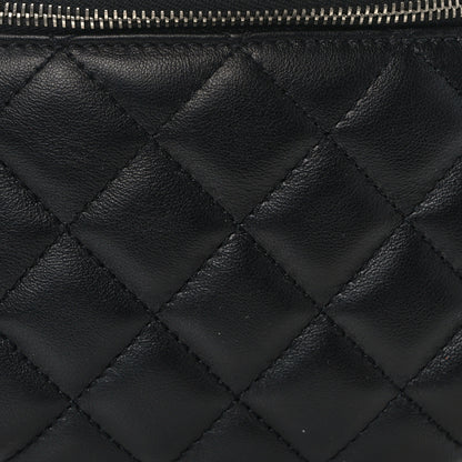 Chanel Calfskin Quilted Waist Belt Bag Black 8 of 10