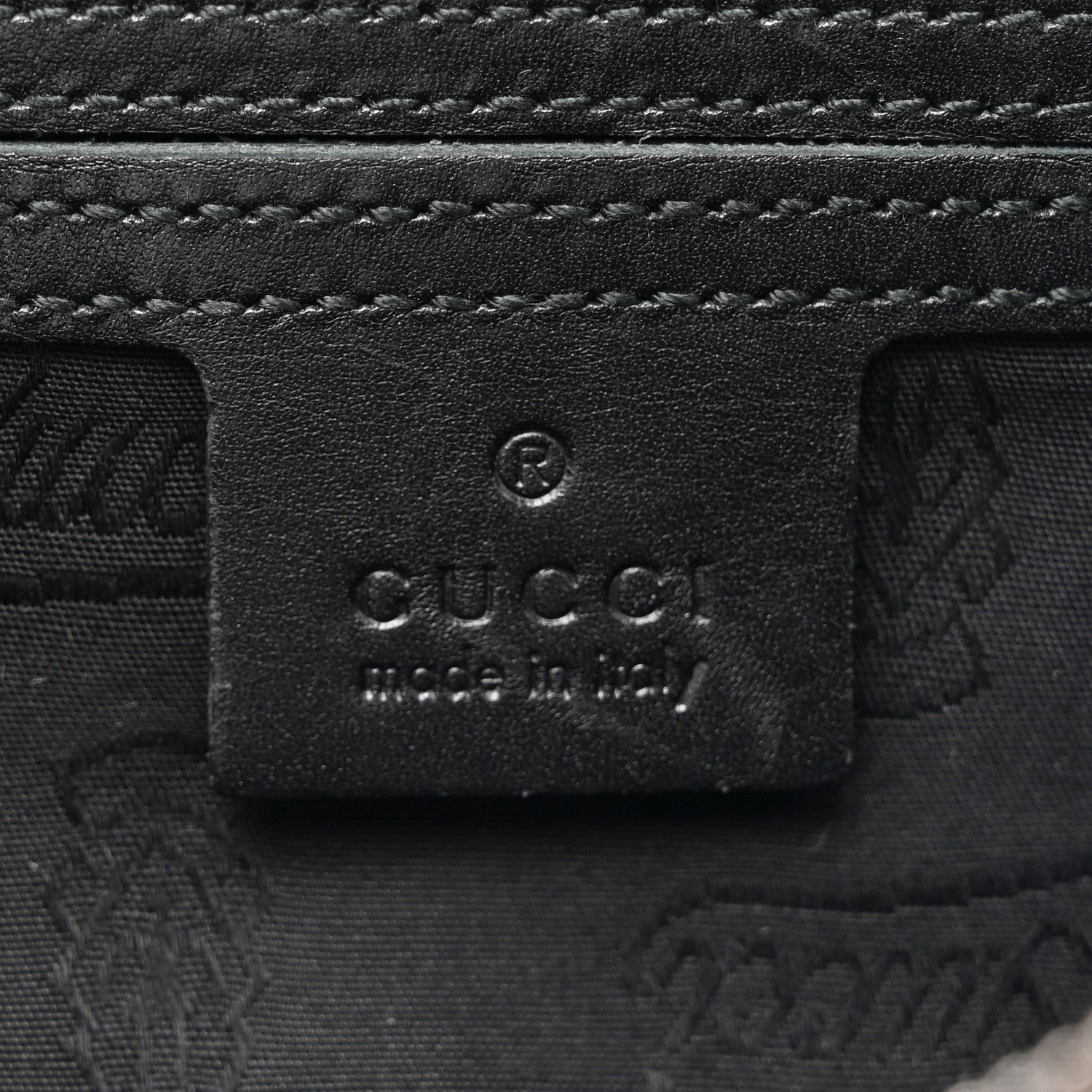 Gucci Imprime Monogram Belt Bag Black 6 of 10