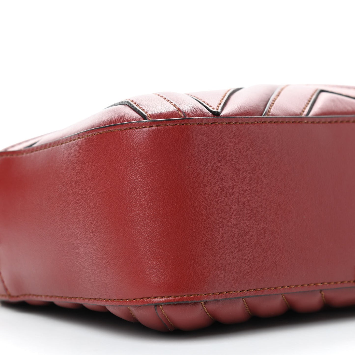 Eco Alter Nappa Star Patch Shoulder Bag Red
