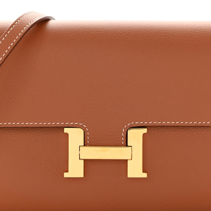 Hermes Evercolor Constance Wallet To Go Gold 7 of 10