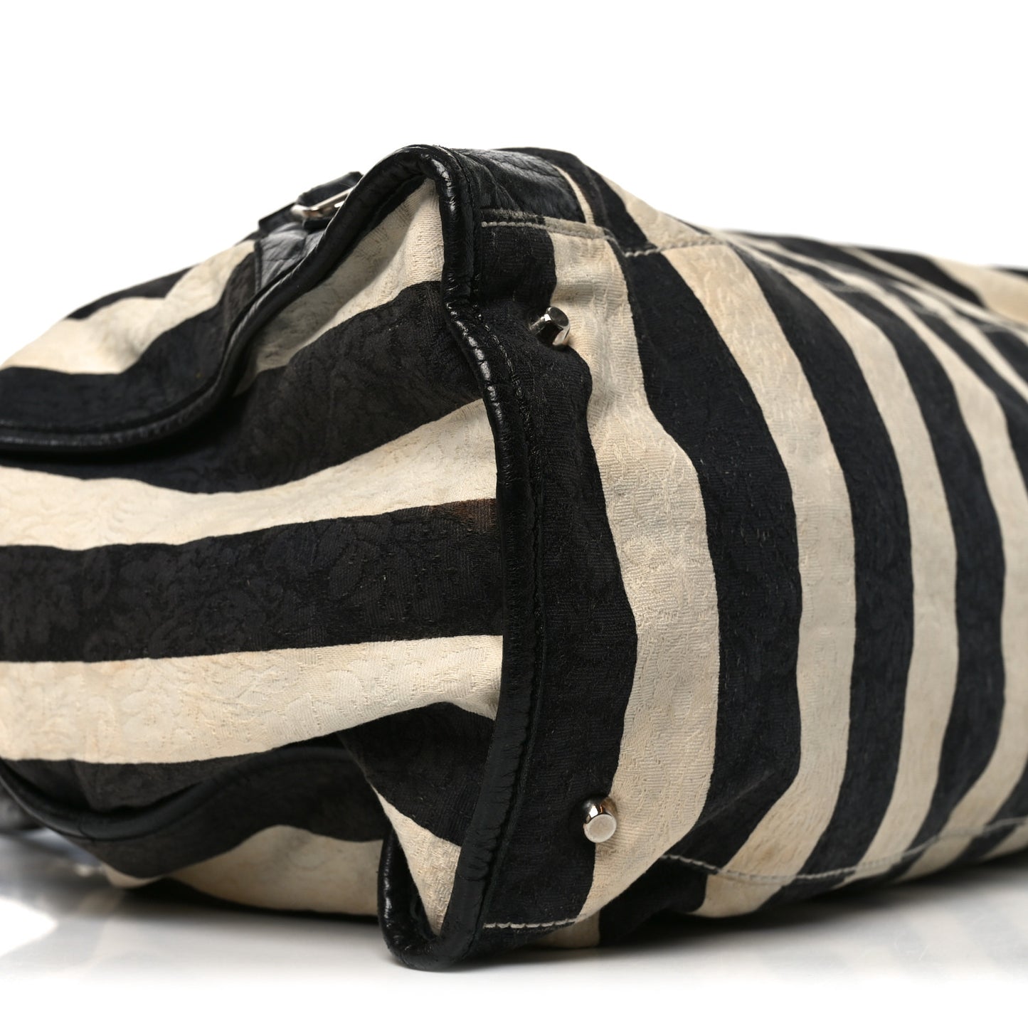 Chevre Damask Stripe Work Black