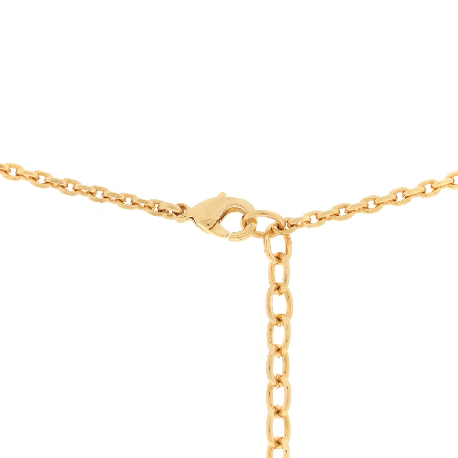 Christian Dior Pearl Petit CD Necklace Gold 5 of 6