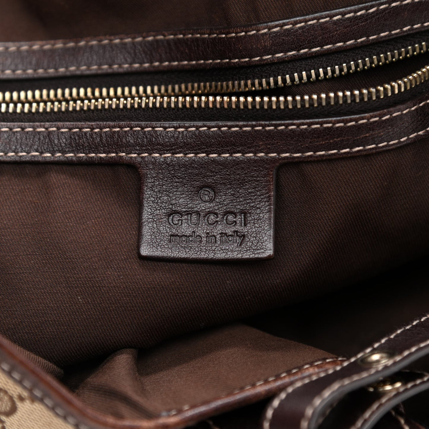 Monogram Small Pelham Shoulder Bag Dark Brown