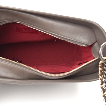 Chanel Aged Calfskin Quilted Medium Gabrielle Hobo Grey 5 of 9