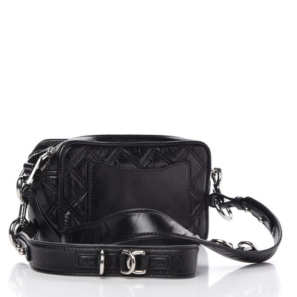 Marc Jacobs Natural Grain Calfskin Quilted The Softshot 21 Bag Black 3 of 12