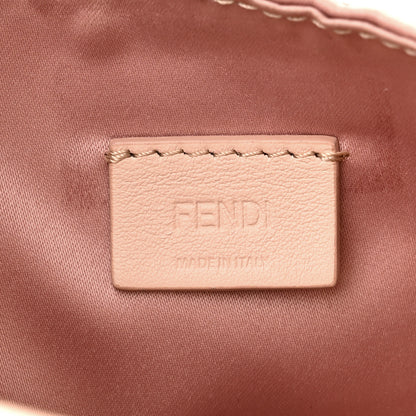Fendi Sequin Metallic Nappa Pequin Mini Baguette Rame 6 of 13