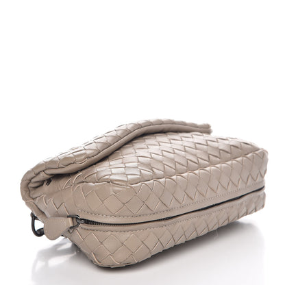 Bottega Veneta Nappa Intrecciato Mini Chain Messenger Fume 4 of 10