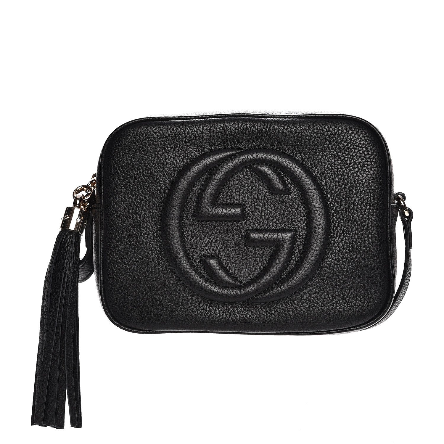 Gucci Pebbled Calfskin Small Soho Disco Bag Black 1 of 7