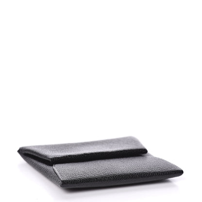 Hermes Chevre Mysore Bastia Coin Purse Black 4 of 8