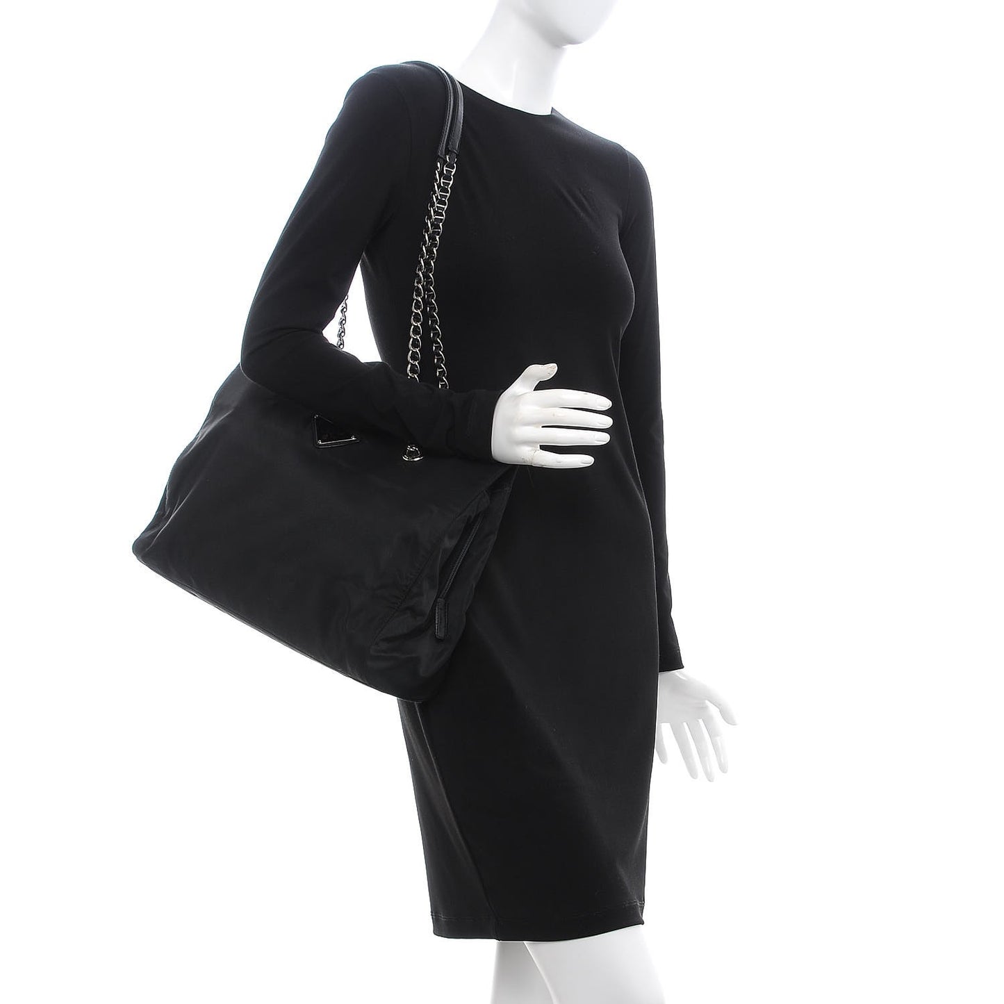 Tessuto Nylon Tote Black