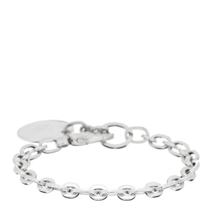 Gucci Sterling Silver Link Round Charm Bracelet 2 of 3