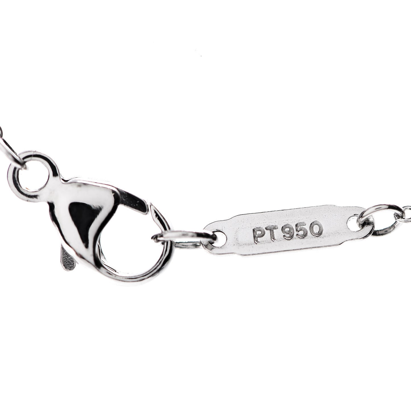 Platinum Diamond Jazz Graduated Drop Pendant Necklace