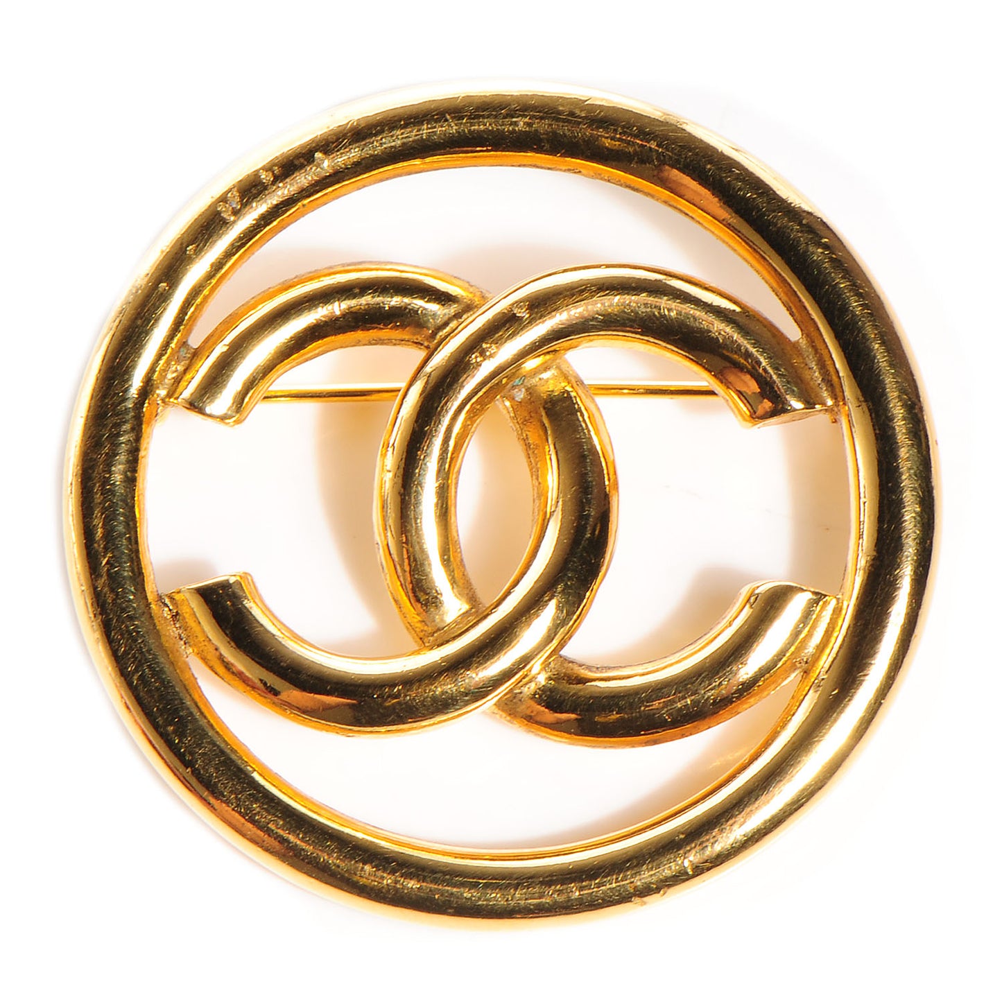 CC Brooch Pin Gold