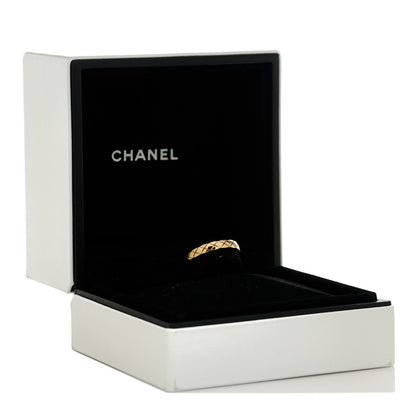 Chanel 18K Yellow Gold Mini Coco Crush Ring 49 4.75 7 of 7