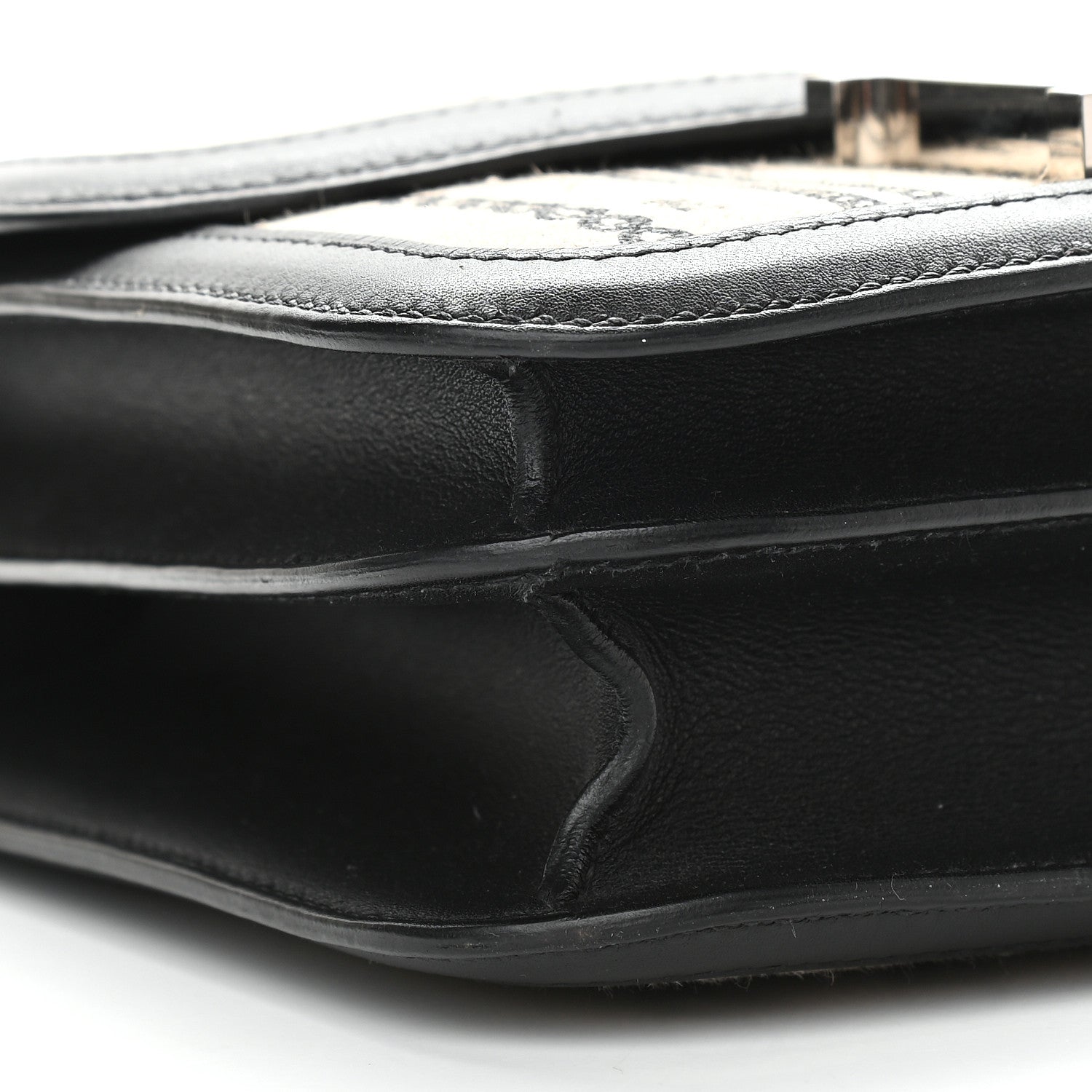 Hermes Swift Toile Dechainee Constance 24 Ficelle Black 7 of 8
