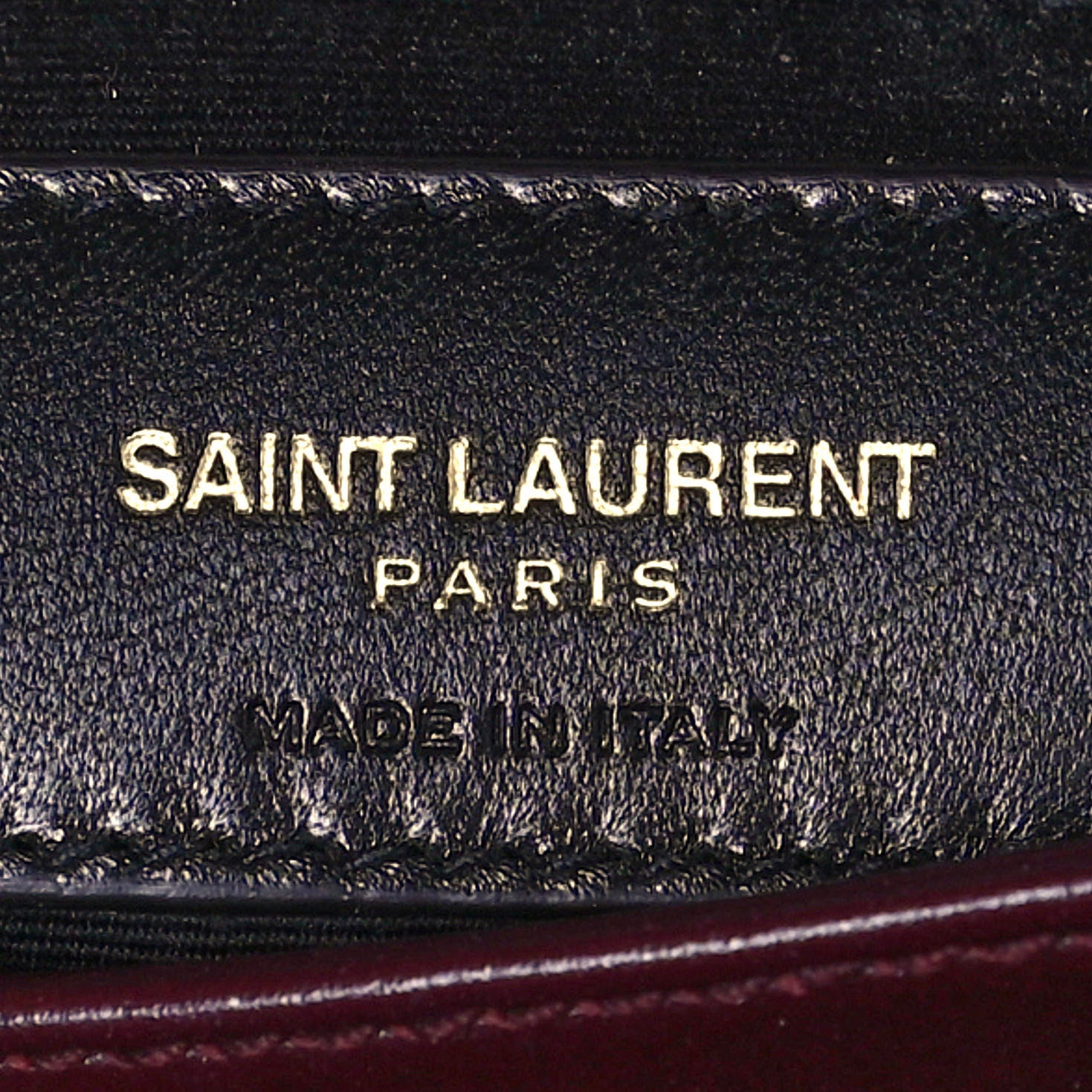 Saint Laurent Velvet Y Quilted Monogram Toy Loulou Chain Satchel Light Burgundy 5 of 11