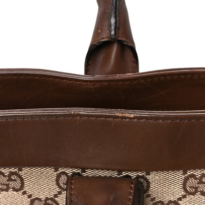 Gucci Monogram Tote Brown 12 of 14