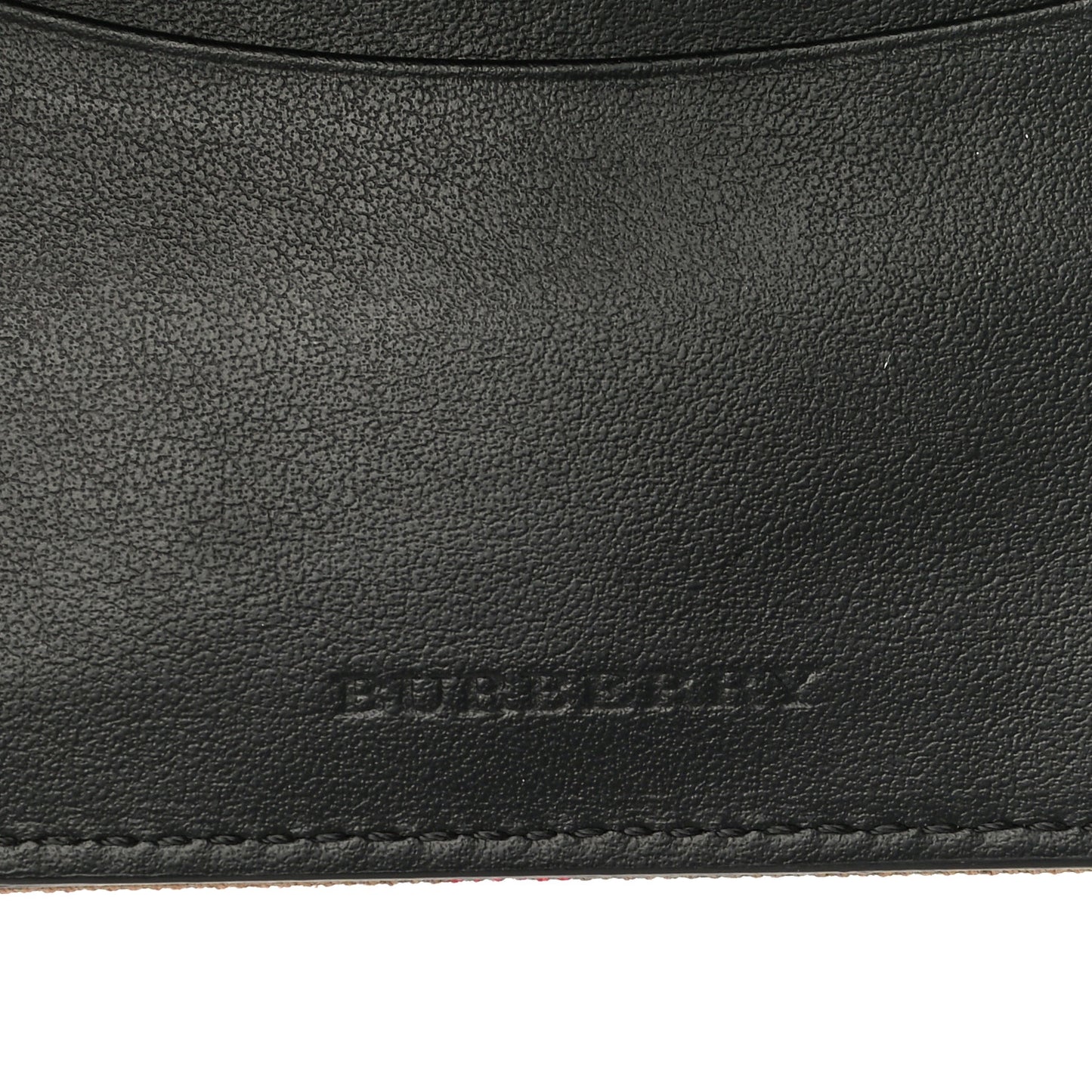 House Check Luna French Wallet Black