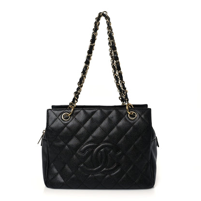 Chanel Caviar Quilted Petit Timeless Tote PTT Black 1 of 10