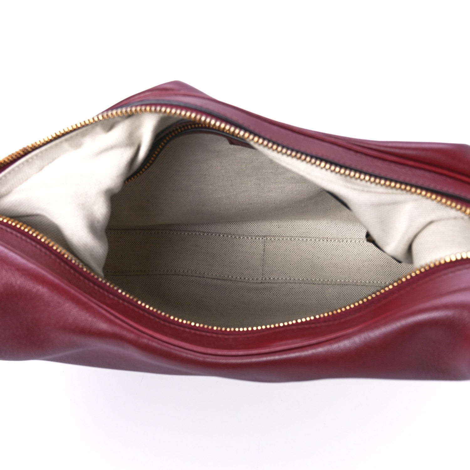 Gucci Aria Calfskin Web Large Attache Shoulder Bag Dark Red 5 of 11
