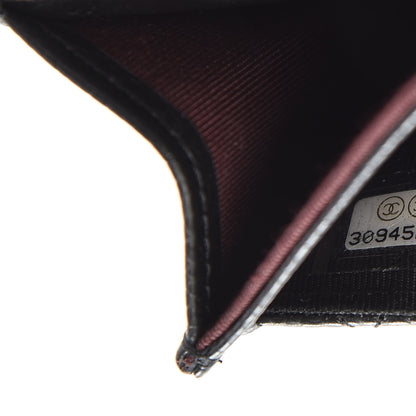 Chanel Caviar Quilted Flap Card Holder Wallet Black 8 of 9