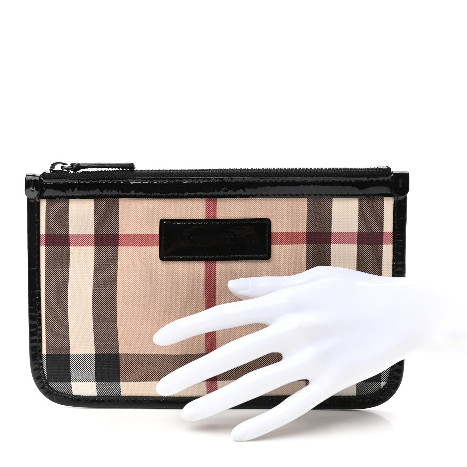 Burberry House Check Zip Pouch Black 2 of 7