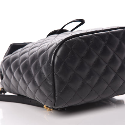 Chanel Calfskin Quilted Small Urban Spirit Backpack Black 10 of 13