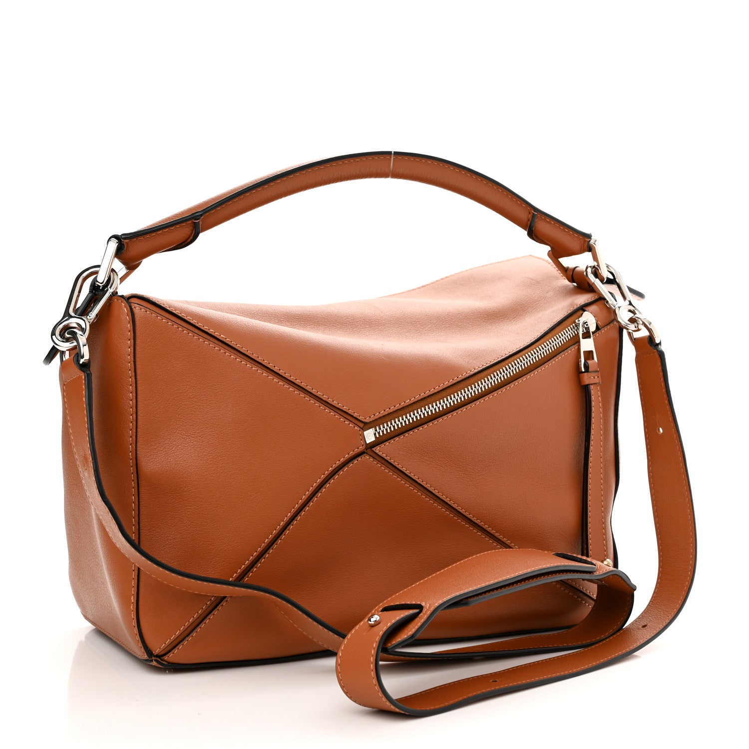 Loewe Calfskin Medium Puzzle Bag Tan 3 of 10