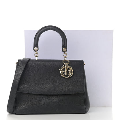 Christian Dior Bullcalf Medium Be Dior Flap Black Fraise 19 of 19