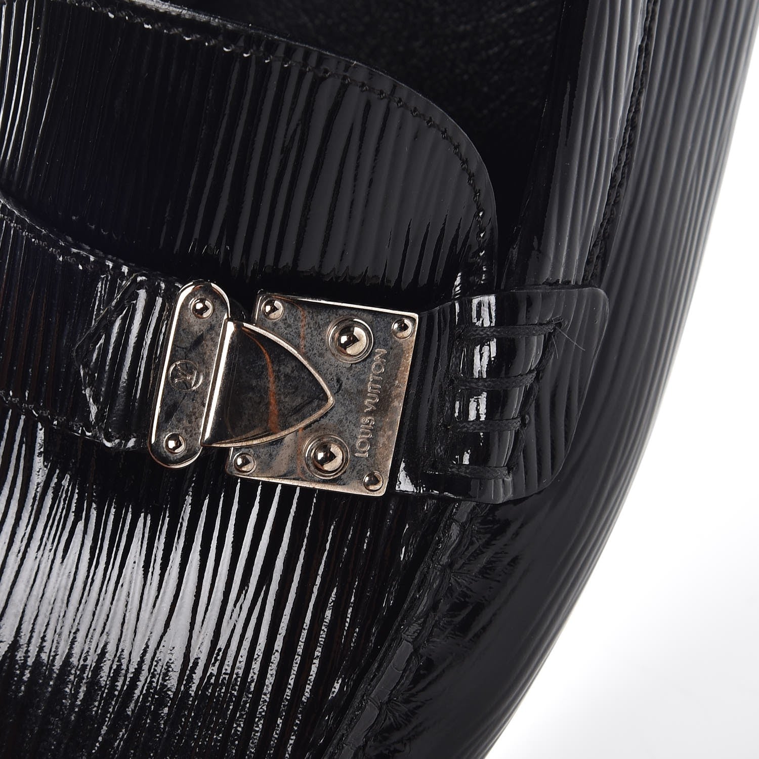 Louis Vuitton Electric Epi Driving Loafers 36.5 Black 9 of 10