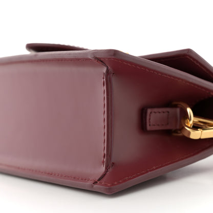 Jacquemus Smooth Calfskin Le Bambino Dark Burgundy 9 of 10