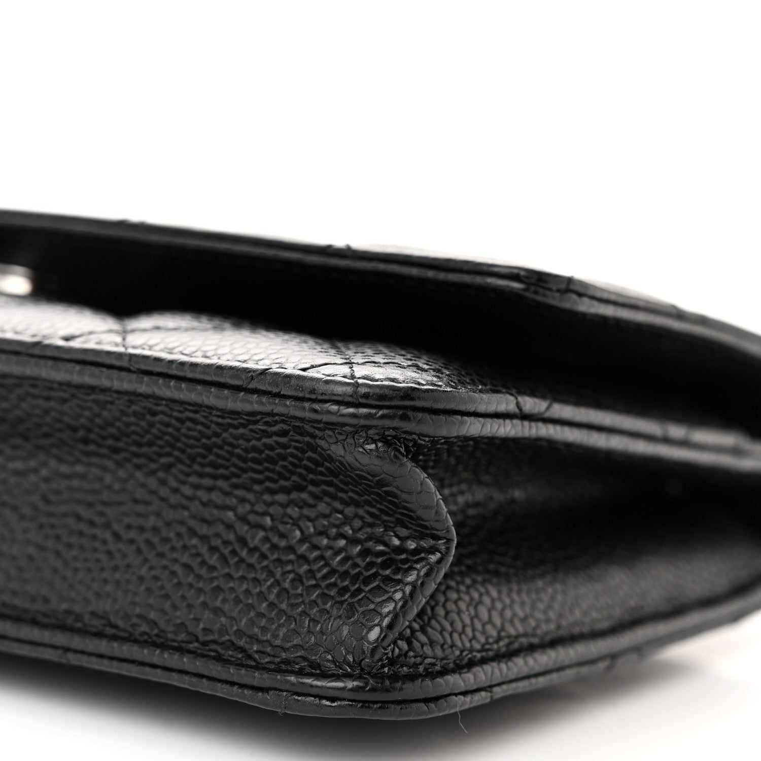 Chanel Caviar Quilted Wallet on Chain WOC Black 11 of 12