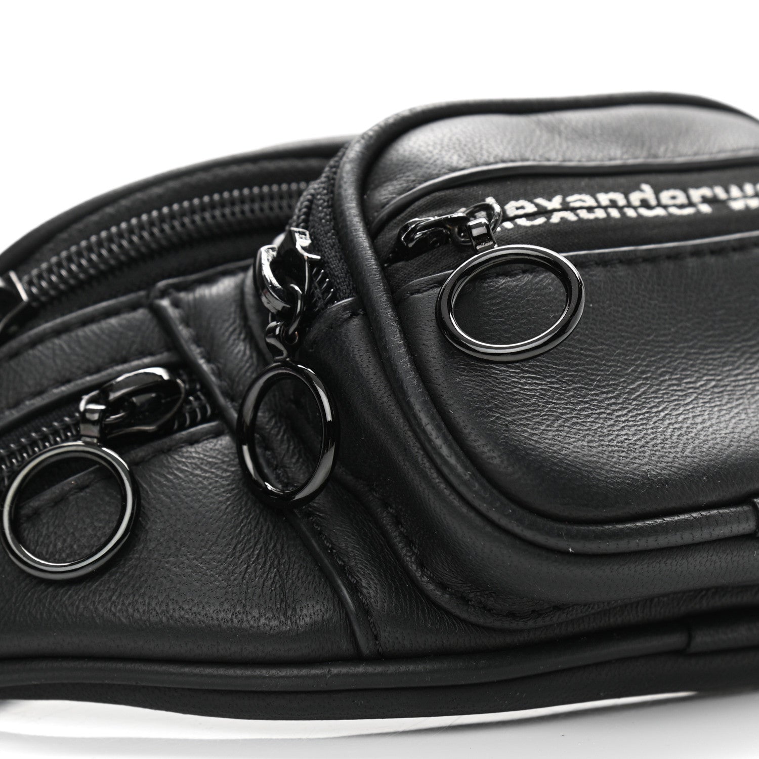 Alexander Wang Lambskin Attica Mini Belt Bag Black 9 of 13