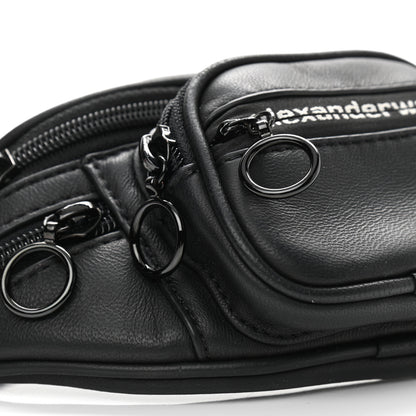 Alexander Wang Lambskin Attica Mini Belt Bag Black 9 of 13
