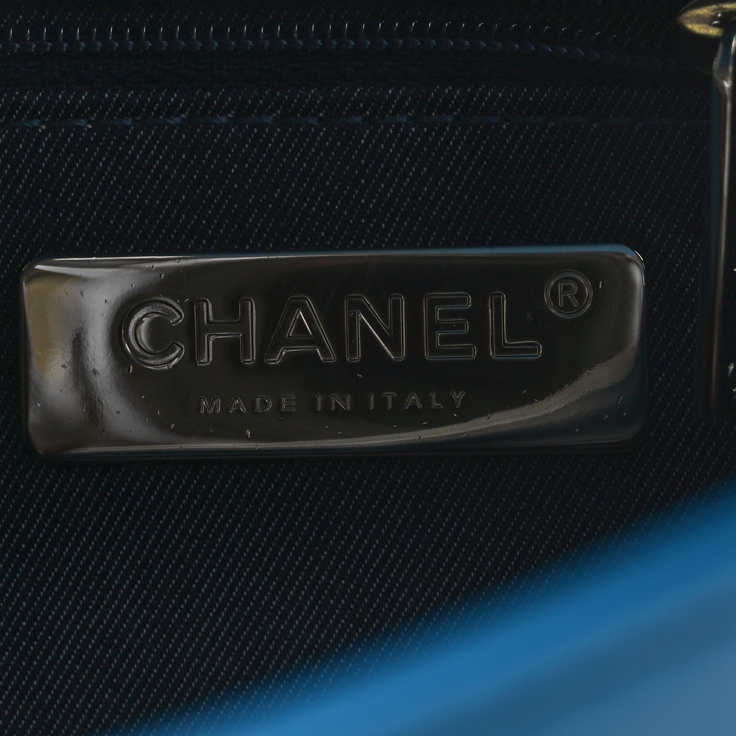 Chanel Lambskin CC Mania Flap Bag Turquoise 5 of 10