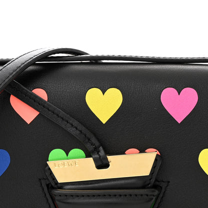Loewe Calfskin Hearts Small Barcelona Shoulder Bag Black 8 of 10