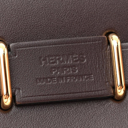 Hermes Military Toile Vache Hunter Herbag Zip Retourne 20 Ecru Beige Ebene 6 of 11