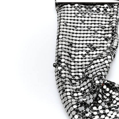Chanel Lambskin Quilted Chain Mail Shoulder Bag Black 14 of 15
