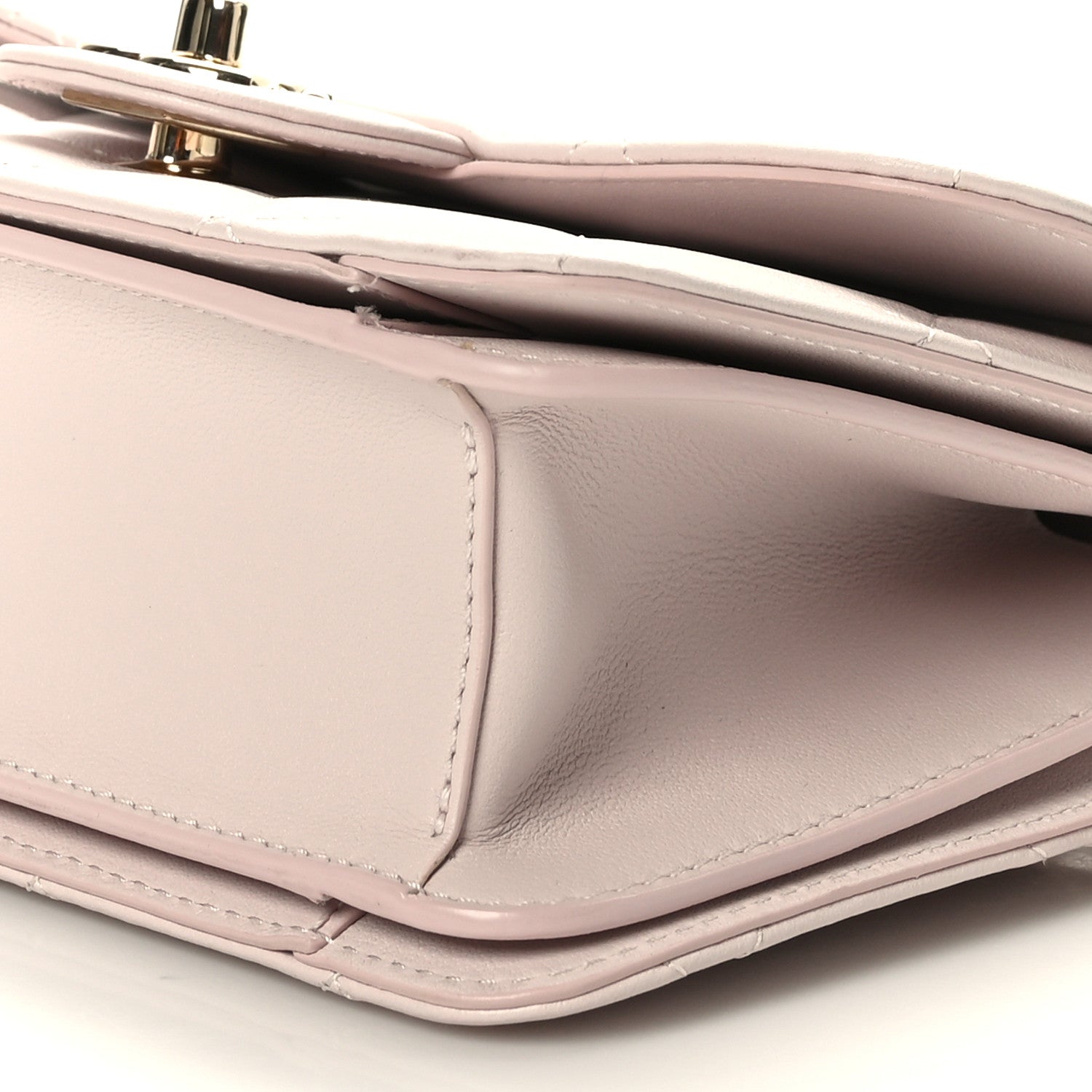 Chanel Calfskin Quilted Coco Lady Flap Light Purple 9 of 10