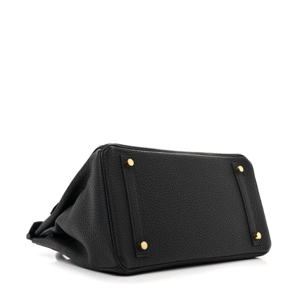 Hermes Togo BIRKIN 30 Black 4 of 14