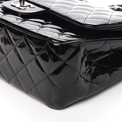Chanel Patent Quilted Jumbo Double Flap Black 9 of 9