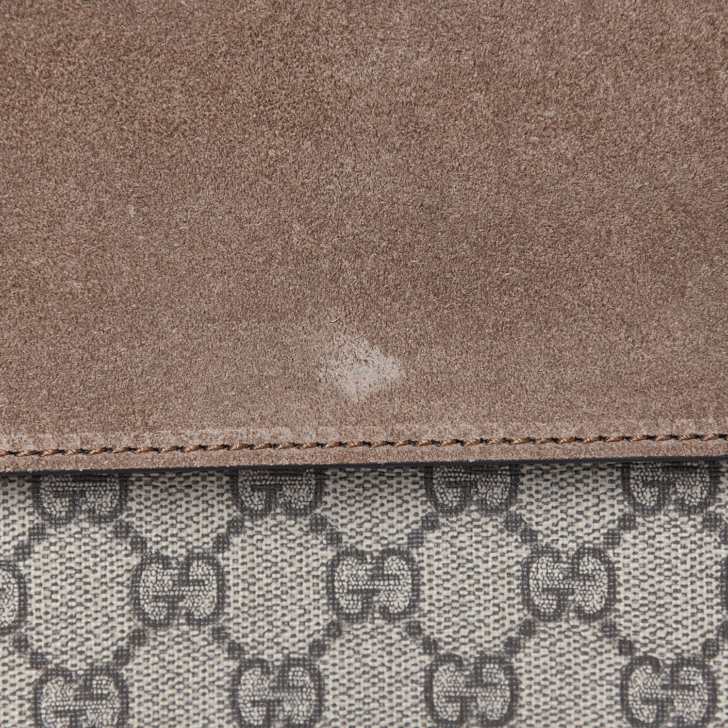 Gucci GG Supreme Monogram Small Dionysus Shoulder Bag Taupe 9 of 11