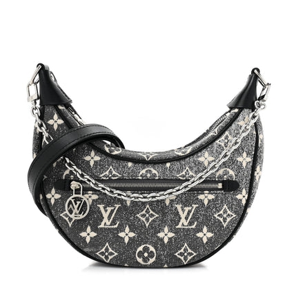 Louis Vuitton Monogram Jacquard Denim Loop Black 1 of 8
