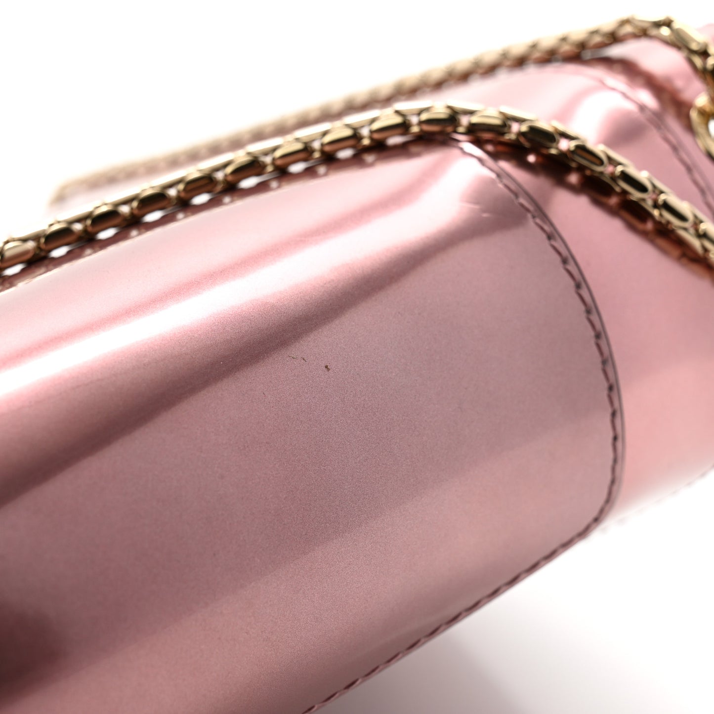 Metallic Calfskin Serpenti Forever Crossbody Bag Rose Quartz